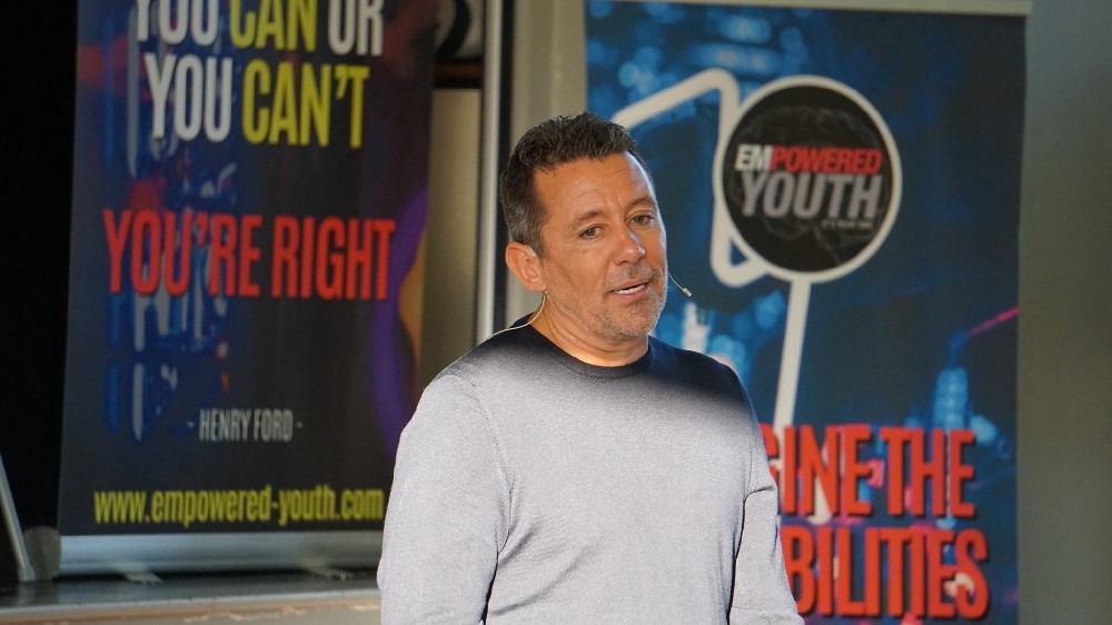 Image of a person looking at the camera