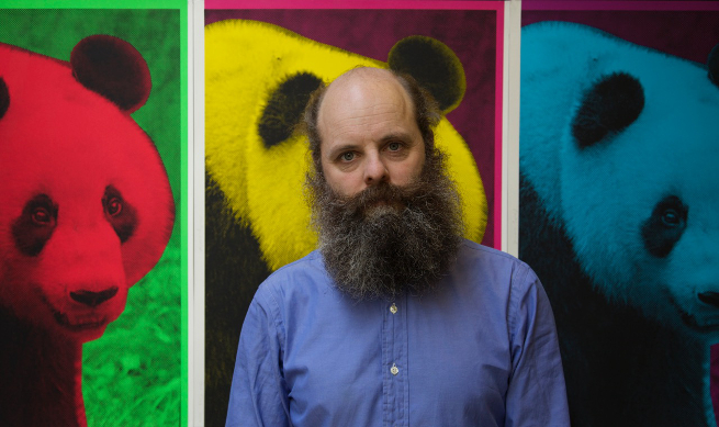 Artist Gavin Turk meets Creative Industries students