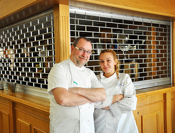 East meets West: Star chef shows students tricks of the trade