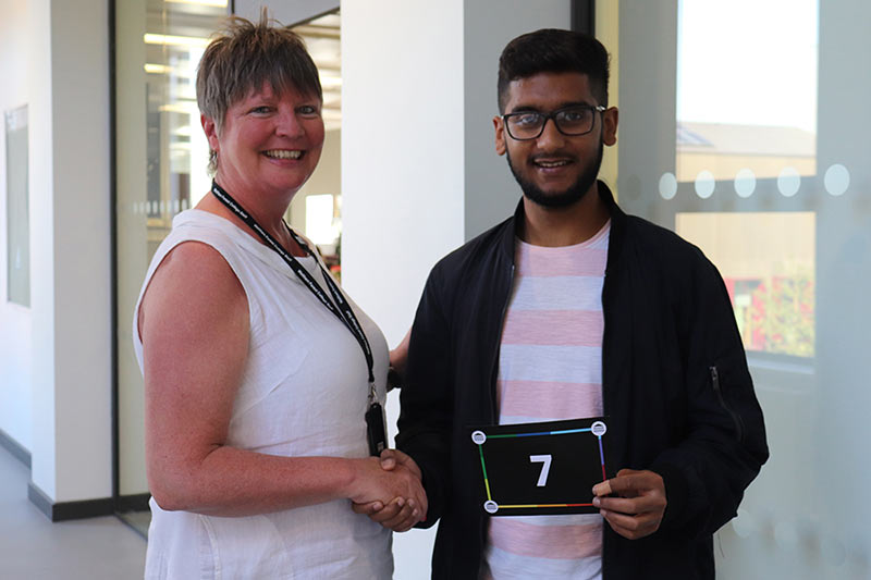 celebrate gcse exam success student header