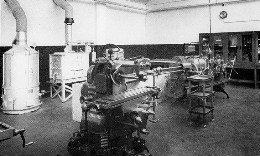 machine shop south west essex technical college 1938