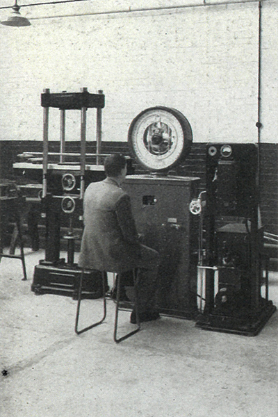 testing machines south west essex technical college 1939